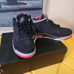 Nike Flight Black and Red Men's Sneakers
